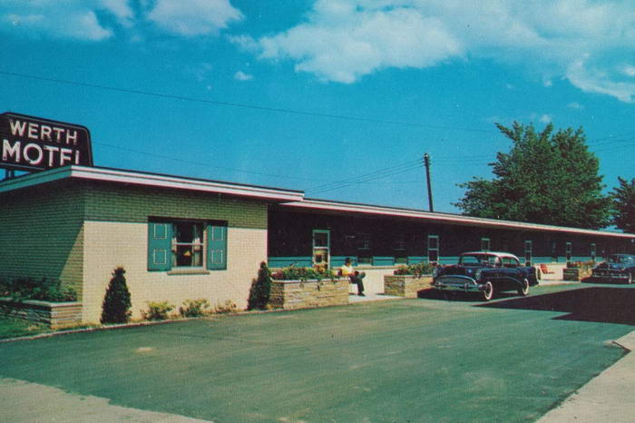 Alpena Mi 1950S-60S Werth Motel (newer photo)
